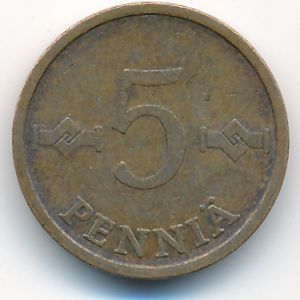 Финляндия, 5 пенни (1974 г.)