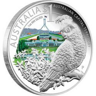 Australia, 1 dollar, 2010