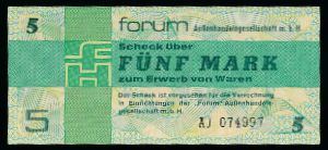 German Democratic Republic, 5 марок, 1979