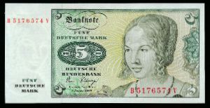 ФРГ, 5 марок (1980 г.)