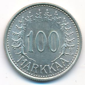 Финляндия, 100 марок (1958 г.)