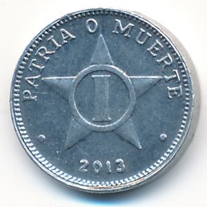 Cuba, 1 centavo, 2013