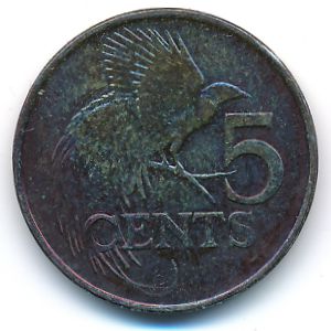 Trinidad & Tobago, 5 cents, 2005