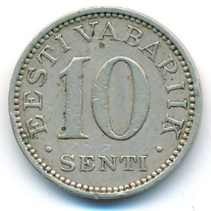 Эстония, 10 сентов (1931 г.)