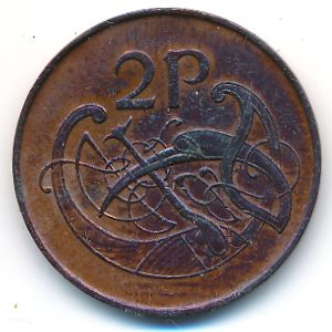 Ireland, 2 pence, 1971