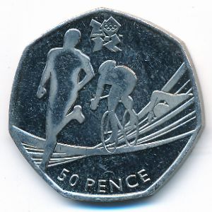 Great Britain, 50 pence, 2011