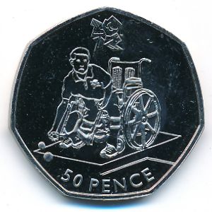 Great Britain, 50 pence, 2011