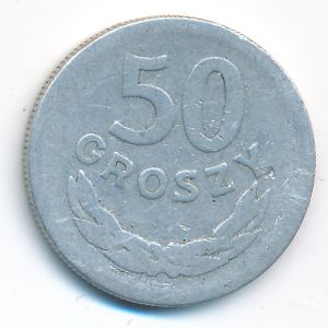 Польша, 50 грошей (1949 г.)