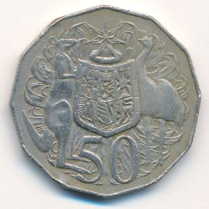 Australia, 50 cents, 1978