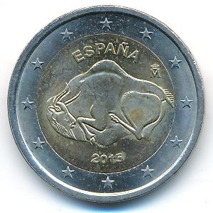 Spain, 2 euro, 2015