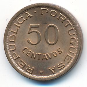 Angola, 50 centavos, 1961