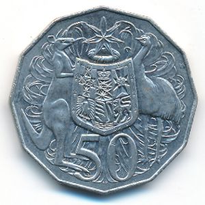 Australia, 50 cents, 2008