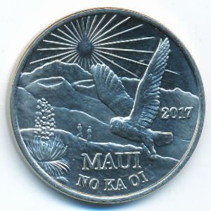 Гавайские острова., 2 доллара (2017 г.)