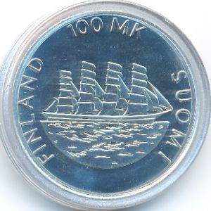 Финляндия, 100 марок (1991 г.)