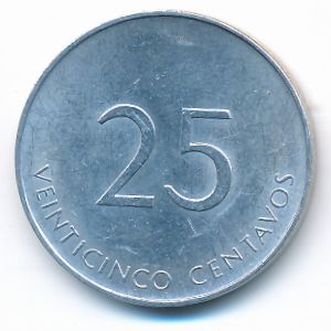 Cuba, 25 centavos, 1988