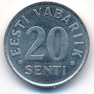 Estonia, 20 senti, 2004