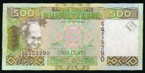 Guinea, 500 франков, 1960