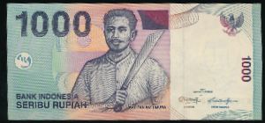 Indonesia, 1000 рупий, 2011