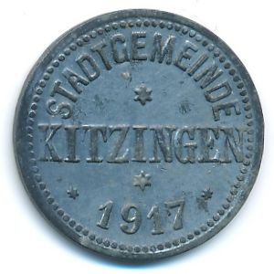 Китцинген., 10 пфеннигов (1917 г.)