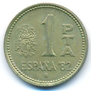 Испания, 1 песета (1980 г.)