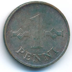 Finland, 1 penni, 1969