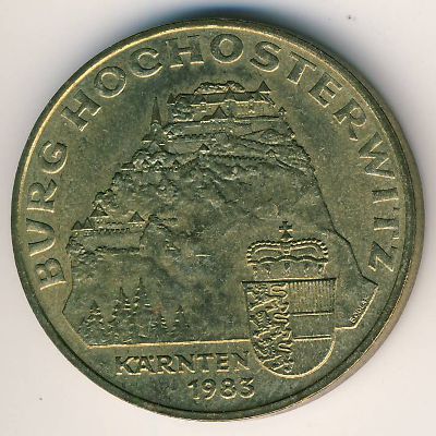 Austria, 20 schilling, 1992–1993