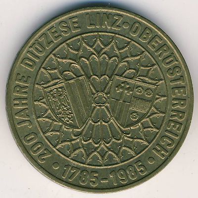 Austria, 20 schilling, 1985–1991