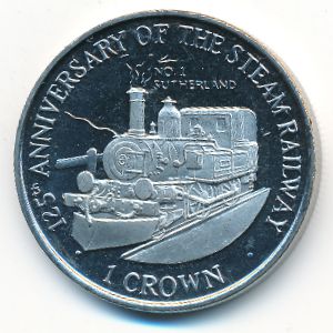 Isle of Man, 1 crown, 1998