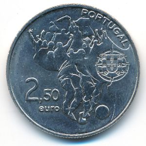 Portugal, 2,5 евро, 