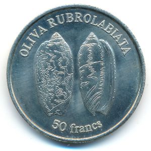 Wallis and Futuna., 50 francs, 2011