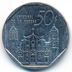 Куба, 50 сентаво (1994 г.)
