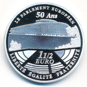 France, 1.5 euro, 2008