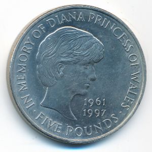 Great Britain, 5 pounds, 1999