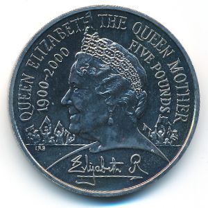 Great Britain, 5 pounds, 2000
