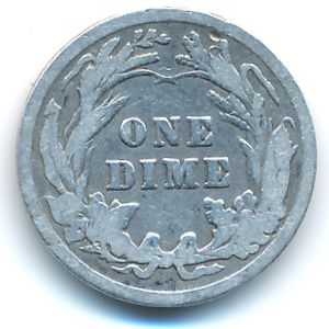 USA, 1 dime, 1902