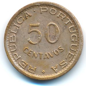 Angola, 50 centavos, 1954