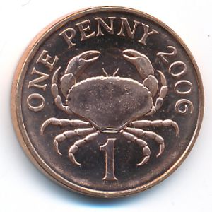 Guernsey, 1 penny, 2006
