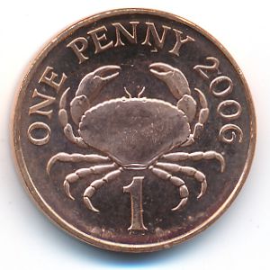Guernsey, 1 penny, 2006