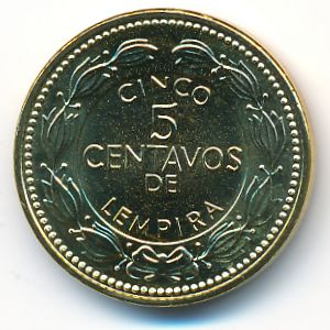 Гондурас, 5 сентаво (2012 г.)