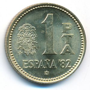 Испания, 1 песета (1980 г.)