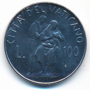 Vatican City, 100 lire, 1982