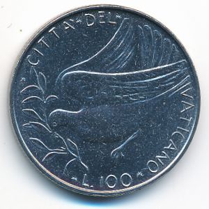 Ватикан, 100 лир (1971 г.)