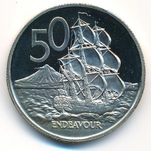 Новая Зеландия, 50 центов (1980 г.)