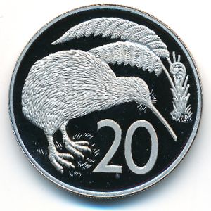 Новая Зеландия, 20 центов (1978 г.)