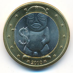 Cook Islands, 1 dollar, 2010