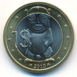 Острова Кука, 1 доллар (2010 г.)