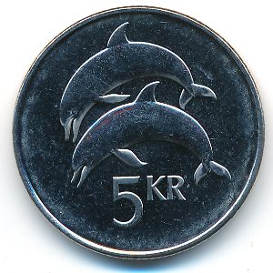 Исландия, 5 крон (2008 г.)