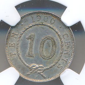 Sarawak, 10 cents, 1900