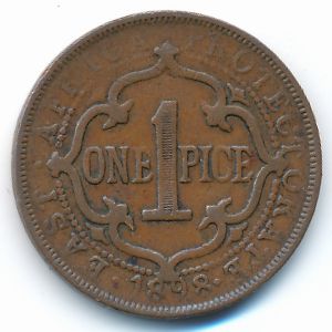 East Africa, 1 pice, 1898
