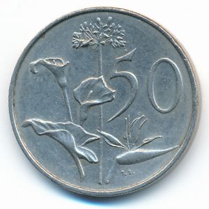 ЮАР, 50 центов (1981 г.)